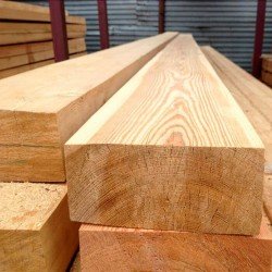 Обрезной брус из лиственницы 100x150x6000 мм