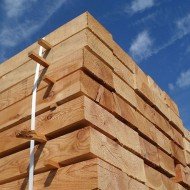 Обрезной брус из лиственницы 100x200x6000 мм