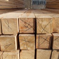 Обрезной брус из лиственницы 150x150x6000 мм