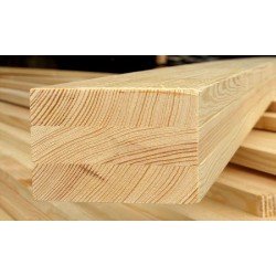 Клееный брус из лиственницы класс Экстра 100x100x6000 мм