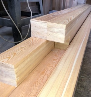 Клееный брус из лиственницы