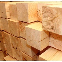 Строганный брусок из лиственницы 50x50x2000 мм