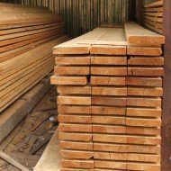 Обрезная доска из лиственницы 25x150x6000 мм