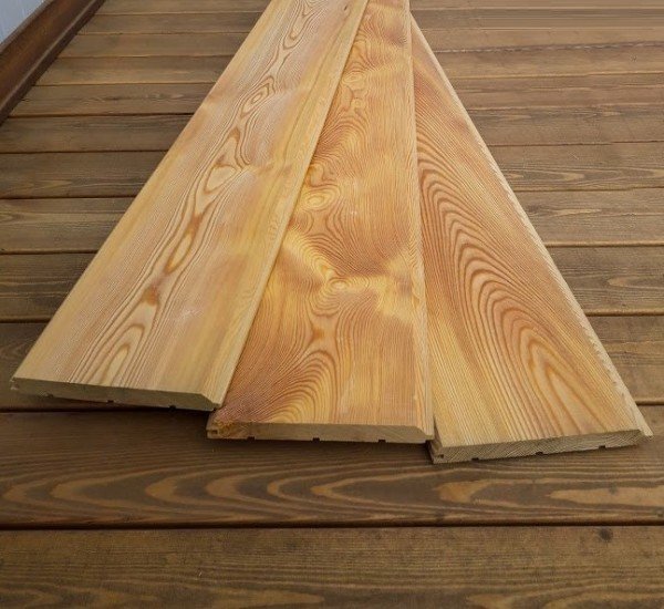 Имитация бруса из лиственницы класс А 20x140x3000 мм Имитация бруса из лиственницы класс А 20x140x3000 мм