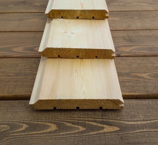 Имитация бруса из лиственницы класс Прима 20x140x6000 мм