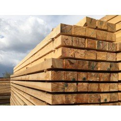 Обрезной брус ТУ 100x200x6000 мм сосна