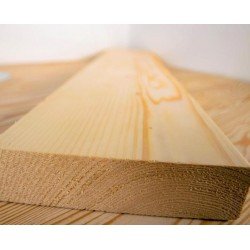 Палубная доска из лиственницы класс А 28x120x3000 мм