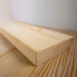 Палубная доска из лиственницы класс А 35x140x3000 мм