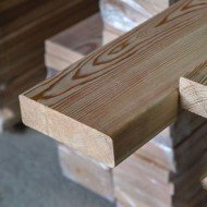 Палубная доска из лиственницы класс В 35x140x3000 мм