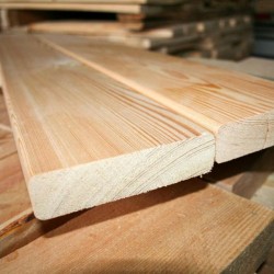 Палубная доска из лиственницы класс С 35x140x3000 мм