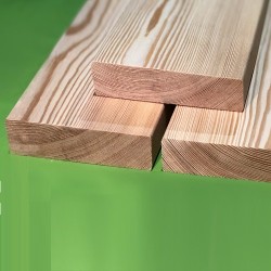 Палубная доска из лиственницы класс В 40x140x3000 мм