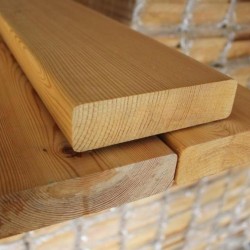 Палубная доска из лиственницы класс А 45x140x3000 мм