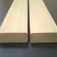 Палубная доска из лиственницы класс В 45x140x4000 мм