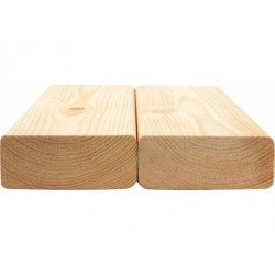 Палубная доска из лиственницы класс Экстра 45x140x3000 мм