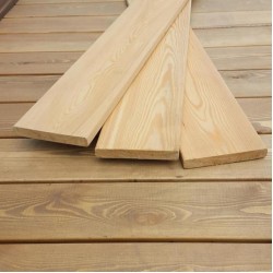 Планкен из лиственницы Прямой класс А 20x170x3000 мм