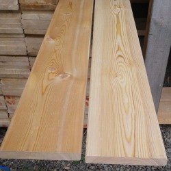 Планкен из лиственницы Прямой класс В 20x120x3000 мм