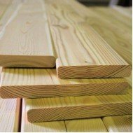 Планкен из лиственницы Прямой класс С 20x140x4000 мм