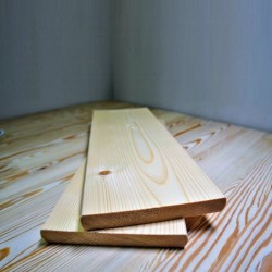 Планкен из лиственницы Прямой класс Прима 20x190x3000 мм