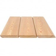 Планкен из лиственницы Скошенный класс Экстра 20x120x5000 мм