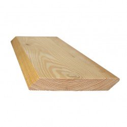 Планкен из лиственницы Скошенный класс Экстра 20x140x3000 мм
