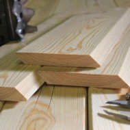 Планкен из лиственницы Скошенный класс Экстра 20x190x4000 мм