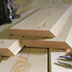 Планкен из лиственницы Скошенный класс Экстра 20x190x3000 мм