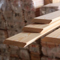 Планкен из лиственницы Скошенный класс Экстра 20x90x3000 мм