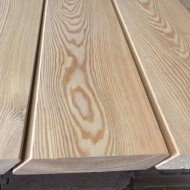 Планкен из лиственницы Скошенный класс Прима 20x170x6000 мм