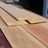 Планкен из лиственницы Скошенный класс Прима 20x90x4000 мм