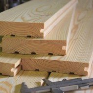 Половая доска из лиственницы класс А 35x120x3000 мм