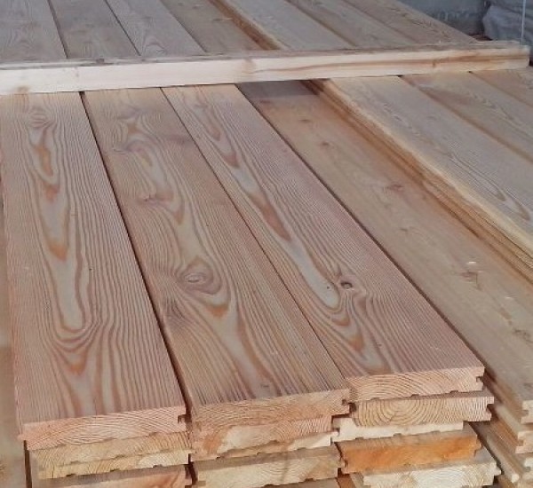Половая доска из лиственницы класс С 35x140x3000 мм