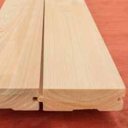 Половая доска из лиственницы класс С 40x140x3000 мм