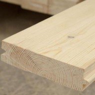 Половая доска из лиственницы класс С 45x140x3000 мм