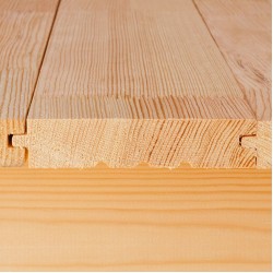 Половая доска из лиственницы класс Экстра 35x140x3000 мм