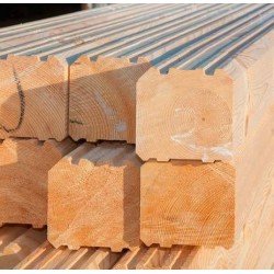 Профилированный брус из лиственницы 150x150x6000 мм