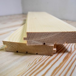 Половая доска из сосны класс А 28x120x6000 мм