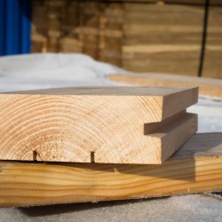 Половая доска из сосны класс Прима 28x120x6000 мм