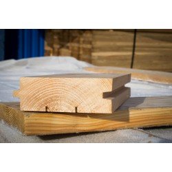 Половая доска из сосны класс Прима 28x120x6000 мм