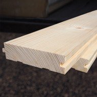 Половая доска из сосны класс А 45x145x6000 мм