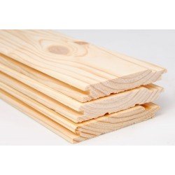 Евровагонка из сосны класс А 12.5x96x2000 мм