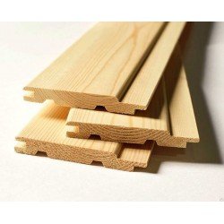 Евровагонка из сосны класс В 12.5x96x2000 мм Евровагонка из сосны класс В 12.5x96x2000 мм