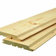 Евровагонка из сосны класс С 12.5x96x3000 мм