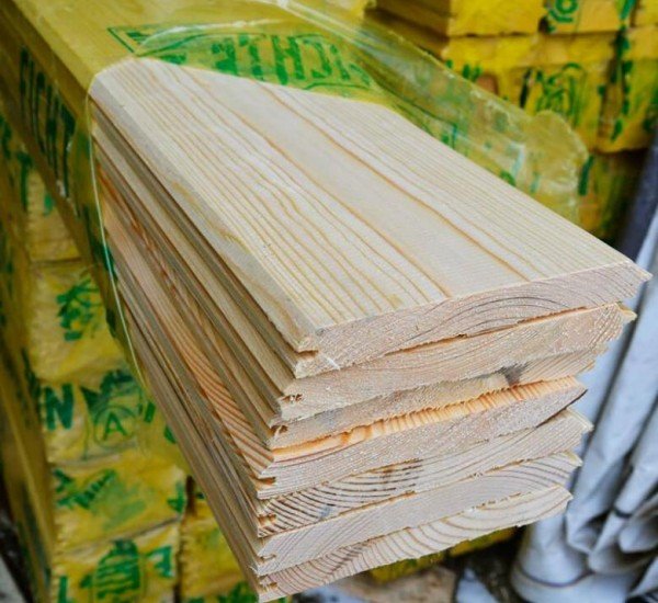 Имитация бруса из сосны Класс В 20x145x3000 мм