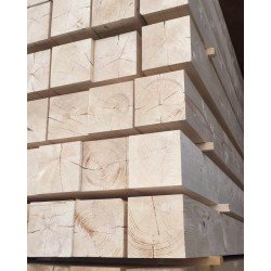 Строганный брус из сосны 150x150x6000 мм