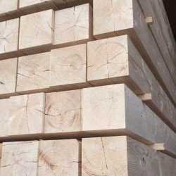 Строганный брус из сосны 100x100x6000 мм