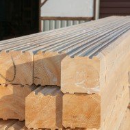 Профилированный брус из сосны 100x150x6000 мм
