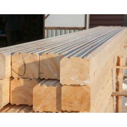 Профилированный брус из сосны 100x100x6000 мм